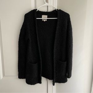 Wilfred Free Black Wool Cardigan
